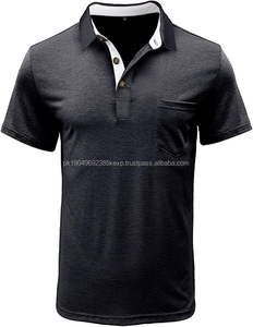 Camisetas Polo Deportivas de Manga Corta para Hombre, Camisetas de Golf Casuales que Absorben la Humedad, Camisetas con Cuello y Logotipo Personalizado con Bolsillo - Product Image 2
