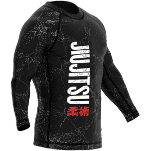 Camiseta de Protección UV de Alto Rendimiento, Manga Larga, Transpirable, de Secado Rápido, Personalizada con Estampado Delantero y Trasero, para Artes Marciales Mixtas (MMA), Adultos y Niños - Product Image 6