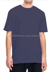 Vente directe d'usine, t-shirt pour homme en coton 100%, anti-froissement, style streetwear - Product Image 3