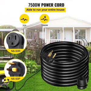 Cavo di Prolunga in Rame Puro per Impieghi Gravosi da 30 Amp, 15 Metri, per Saldatrici Portatili NEMA 6-50P, 10/3 AWG, 250V, 7500W, Corrente Nominale 20A/50A - Product Image 3