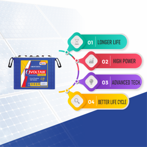 Manufacturers In India High Performance 200Ah <b>Battery</b> for Inverter 12V Deep Cycle Tubular <b>Battery</b> Made In India . - Product Image 3