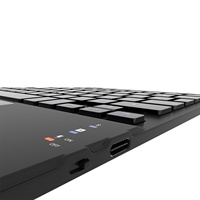 Clavier sans fil g, avec souris, pour Ipad, tablette Android, PC, téléphone portable, iPhone, Windows, avec pavé tactile, Compatible pour tous les appareils