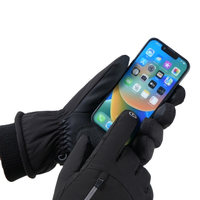 Gants longs en cuir de mouton noir personnalisés unisexes, élégants pour l'hiver, le sport quotidien, les voyages, le ski, le cyclisme, l'opéra et les soirées