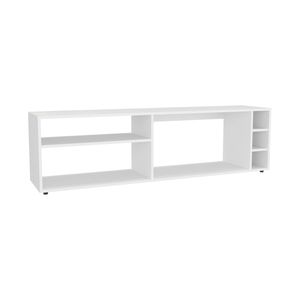 Mobile TV Suxta da 160 cm con Tre Ripiani Aperti, Tre Scomparti per Bottiglie e Gestione Cavi, Ideale per Soggiorno o Sala TV - Product Image 2