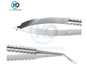 Instrumentos Quirúrgicos Oftálmicos Manuales de Titanio y Acero, Pinzas para Capsulorrexis, Pinzas Vitreoretinales, KAHLU ORTHOPEDIC - Product Image 3