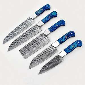 Multi Purpose <b>Kitchen</b> Chef <b>Knife</b> Set with <b>Sharp</b> Damascus Steel Blades Comfortable Non Slip Handles for Daily Use Chef <b>Knife</b> Set - Product Image 4
