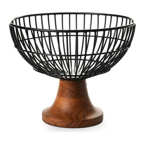 Panier à fruits en fer tendance, panier décoratif pour légumes à poser sur la table, utilisations domestiques et en cuisine, taille et forme personnalisées - Product Image 1