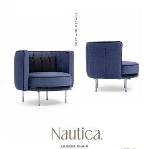 Fauteuil de salon moderne et durable, rembourré en mousse, recouvert de tissu polyester, avec pieds en métal, pour le salon, meubles de maison - Product Image 1