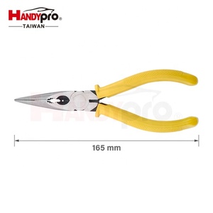 6-Inch <b>Long</b> <b>Nose</b> Pliers with Plastic Cutter Essential Auto Repair Vehicle Tools - Product Image 3
