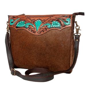 Meilleure vente sac en cuir fabriqué à la main nouveau design sac de cantine cousu pour bottes sac à bandoulière à rabat pour femmes de la mode occidentale - Product Image 1