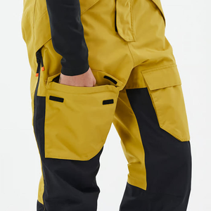Pantalon de ski unisexe imperméable et respirant - Fermeture éclair Tex, couleur personnalisée, vêtements de neige pour adultes, à capuche - Product Image 4