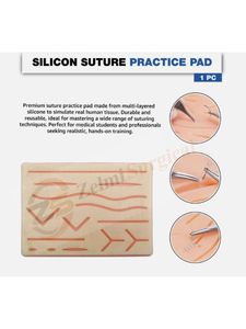 19 PCS Medical Student Suture Practice <b>Kit</b> Complete Training Set Surgical <b>Suturing</b> Tools <b>Suturing</b> <b>kit</b> Surgical practice <b>kit</b> - Product Image 6
