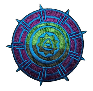 Custom Hand Embroidered Lace Patch Personalized Design Handmade Eco-Friendly <b>Fabric</b> Badge for Fashion Apparel OEM Production - Product Image 1