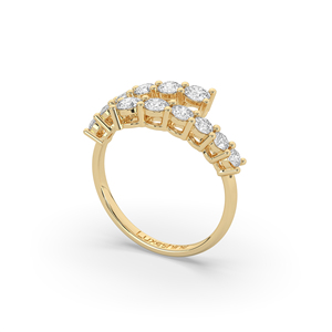 Brilliant Cut 1.06Ct Lab Grown Diamond Unique Style Lightweight 925 <b>Silver</b> Plated <b>Ring</b> IGI Certified Luxury Bridal Engagement - Product Image 4