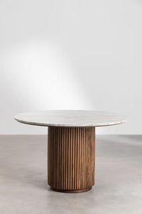 <b>Round</b> <b>dining</b> <b>table</b>, wooden <b>dining</b> <b>table</b>, <b>solid</b> <b>wood</b> <b>dining</b> <b>table</b>, <b>round</b> <b>wood</b> <b>table</b>, pedestal <b>dining</b> <b>table</b>, modern <b>dining</b> <b>table</b>, - Product Image 3