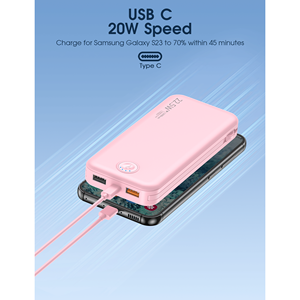 Power Bank Portatile da 12000mAh con Cavi Integrati, Caricabatterie per Telefono Cellulare, Batteria di Backup per iPhone, Stazione di Ricarica Conveniente per Telefono - Product Image 3