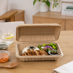 Best Seller Bamboo Fiber Bento Lunch Box for <b>Kids</b> Reusable Eco Friendly Lunch Box <b>Set</b> Portable Meal Food Container for School - Product Image 6