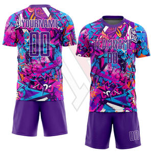 Uniforme de Fútbol Ligero, Conjunto de Camiseta y Pantalones Cortos, Personalizado con Impresión, Kit Deportivo para Equipo, Fabricante OEM - Product Image 2