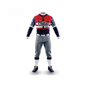 Uniforme de Entrenamiento de Béisbol Profesional, Transpirable, de Alta Calidad, Secado Rápido, Color Duradero, Jersey y Pantalones para Equipo - Product Image 2