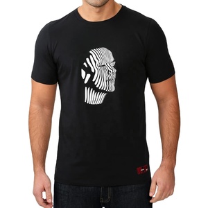 เสื้อยืดผ้าฝ้ายพรีเมี่ยมแบบเรียบนุ่ม100% คอกลมแขนสั้นพิมพ์ลายคอมโบเรียบร้อยแล้ว - Product Image 1