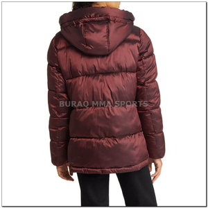 Chaqueta Acolchada Impermeable Personalizada para Mujer, Chaqueta de Invierno Acolchada de Diseño, Abrigo Acolchado de Nailon para Mujer - Product Image 3