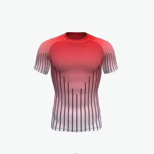 เสื้อรัดกล้ามเนื้อแขนสั้นผู้ชาย รุ่นขายดีปี 2026 ลายพิมพ์ซับลิเมชั่น สำหรับ MMA ฟิตเนส คลับ ต่อสู้ มวย ยกน้ำหนัก - Product Image 6