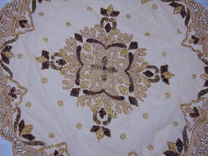 Elegant Embroidered Floral Kitchen <b>Table</b> Linens <b>Table</b> <b>Runner</b> High Quality Handmade Net Organza Fabric Decorative <b>Dining</b> - Product Image 4
