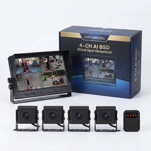 360 °   Sistem Deteksi Titik Buta AI Surround View dengan Kamera Quad dan Peringatan Pejalan Kaki Real-Time - Product Image 6