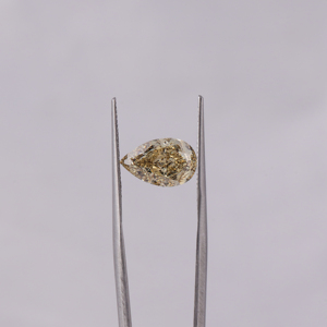 Diamante Sintético de Laboratorio con Corte Pera Amarillo Fantasía de 2 a 4 Quilates, Piedra Suelta con Certificación IGI, Diamante CVD VS1 VVS para Compromiso - Product Image 4