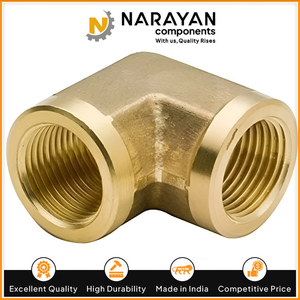 ข้อต่อท่อทองเหลืองรูปตัว L 90 องศา ความแข็งแรงสูง สำหรับงานอุตสาหกรรม - Product Image 3