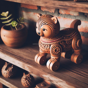 Jouets classiques en bois nourrissant la créativité et la durabilité - Product Image 2