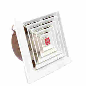 Ventilateur de garage automobile puissant en plastique gris/bleu/bleu clair, 3 vitesses, oscillant, avec lumière LED et télécommande, fabriqué au Vietnam - Product Image 2