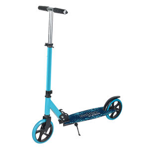 Trottinette sportive en aluminium pour adultes, design pliable, hauteur réglable, roulements ABEC-7, charge maximale 100 kg, grandes roues en PU de 200 mm - Product Image 2