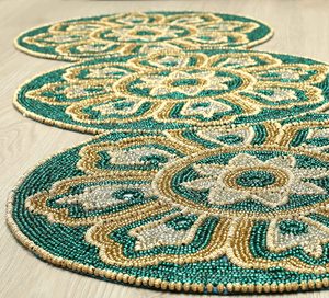 ผ้าปูโต๊ะลูกปัดแบบขายส่ง สไตล์บ้านไร่ ตกแต่งแบบเรียบง่าย สำหรับงานเลี้ยงอาหารค่ำ งานแต่งงาน งานเลี้ยงฉลองสมรส - Product Image 2