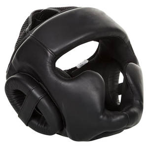 หมวกกันกระแทก Challenger 2.0 สีดำ/ไซส์เดียว น้ำหนักเบา ปรับได้ สำหรับชกมวยและ MMA พร้อมแผ่นโฟมความหนาแน่นสูง - Product Image 1