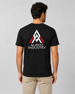 เสื้อยืดผู้ชายผ้าฝ้าย 100% ระบายอากาศได้ดี น้ำหนักเบา สวมใส่สบายในฤดูร้อน แขนสั้น สไตล์สตรีทแวร์ รับสกรีนโลโก้ - Product Image 2