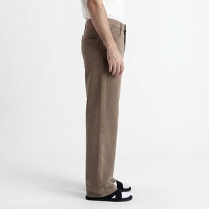Fabricant en gros de jeans en denim premium, pantalons décontractés en coton pour hommes et femmes, coupe ample, coupe décontractée, coupe droite - Product Image 3