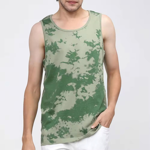 Running Trend Men <b>Tank</b> <b>Top</b> 100% Cotton Breathable <b>Knitted</b> Lightweight Quick Dry Comfortable Fit Casual Summer Outfit - Product Image 1