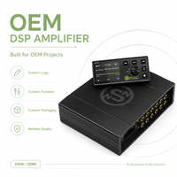 Amplificateur de voiture OEM 4 canaux classe AB avec crossovers et égaliseurs DSP 8 canaux pleine fréquence DS-M8