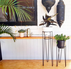 Maceta moderna para macetas, soporte para plantas, soporte de hierro para interiores y exteriores, decoración del hogar, soporte de flores de Metal - Product Image 3