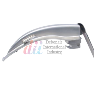 Laryngoscope vidéo McCoy à pointe flexible à fibre optique électrique certifié CE ISO Ensemble d'instruments chirurgicaux de diagnostic ORL de taille adulte - Product Image 4