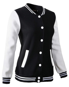 2026 <b>Men</b> and Women's Breathable Wool Cartoon Patchwork Hooded Varsity <b>Jacket</b> with Winter Made in Pakistan - Product Image 5