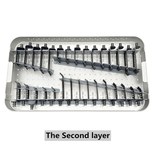 ชุดเครื่องมือผ่าตัดกระดูกสันหลัง ชุดเครื่องมือผ่าตัดกระดูกและข้อ ชุดเครื่องมือถ่างกระดูกสันหลัง ชุดเครื่องมือแผ่นยึดกระดูกสันหลังส่วนคอด้านหน้า ชุดเครื่องมือ Balde ได้รับมาตรฐาน CE - Product Image 2