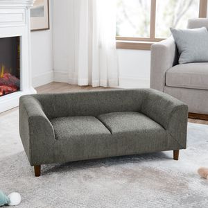 Divano Moderno Rettangolare per Animali Domestici con Schienale e Braccioli, Cuscino Morbido e Confortevole per Cani di Piccola e Media Taglia, Elegante Arredamento per Soggiorno - Product Image 3