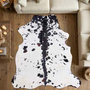 พรมหนังวัวแท้ขนดิบ หนังแท้ปูพื้น ขนนุ่มเป็นธรรมชาติ ลายหนังสัตว์ - Product Image 5