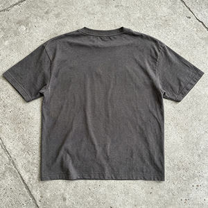 เสื้อยืดผ้าฝ้ายถักด้านหน้าลายม้าทรงพอดีตัวสไตล์วินเทจเสื้อคอกลมรุ่นพรีเมี่ยม - Product Image 3