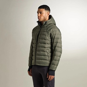 Chaqueta Acolchada Ligera con Capucha para Hombre, Abrigo de Plumón Transpirable y Resistente al Viento para Viajes y Actividades al Aire Libre - Product Image 6