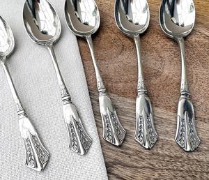 Eco-Friendly Reusable Metal Spoon Set Durable <b>Kitchen</b> Dining Utensils Bulk Supply - Product Image 6