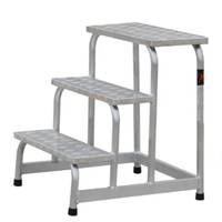 Chariots à outils en aluminium, plateforme carrée, échelle d'accès pour atelier, chariot de sécurité à marches