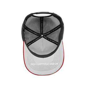 OEM High Quality Mesh Trucker Hat 5 Panel <b>Cap</b> with 3D Embroidery Logo Patch Structured Curved Bill <b>Baseball</b> <b>Cap</b> Wholesale - Product Image 5
